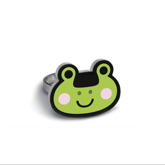 Hand Crafted Jewelry - BRAND NEW Kawaii Frog Adjustable Ring